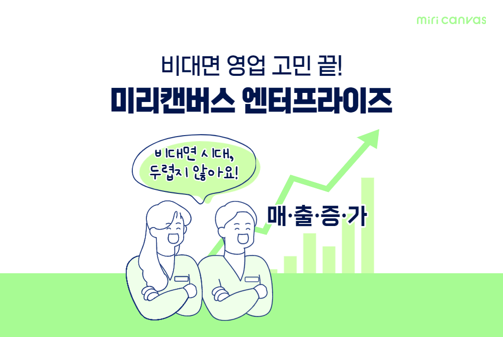 비대면 제약영업 매출 상승